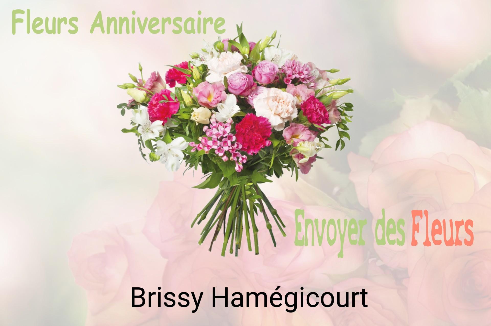 Bouquet de fleurs d’anniversaire livré à Brissy-Hamégicourt